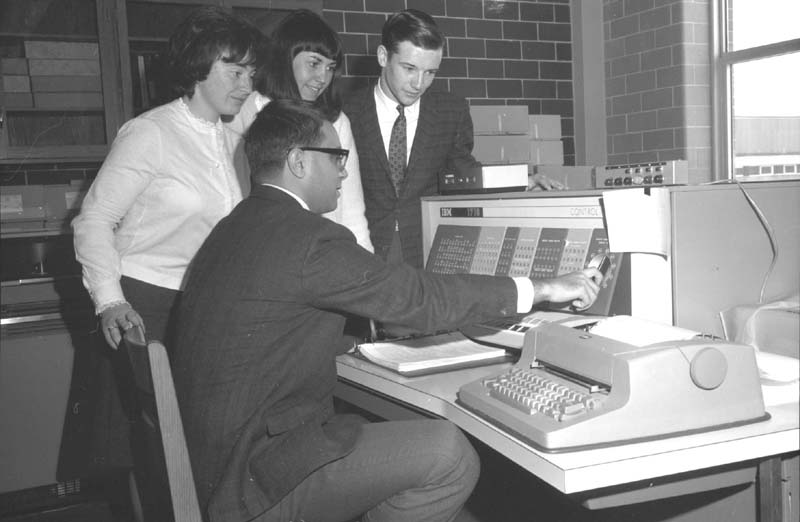 Peter Shantz and the IBM 1620. 