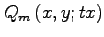 $ Q_{m}\left( x,y;tx\right) $