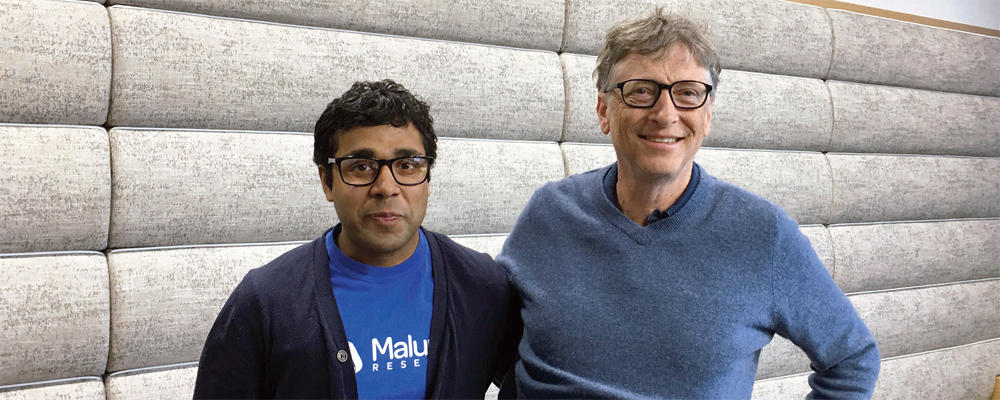 photo of Bill Gates and Sam Pasupalak