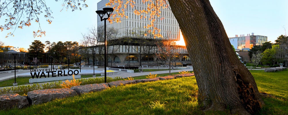 photo of University of Waterloo in the spring