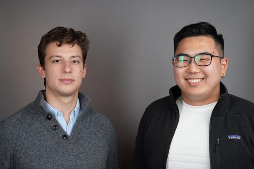  CEO Adam Dorfman (left) and CTO Andy Zhang (right)