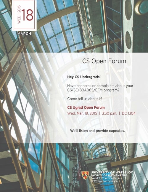 Open Forum poster