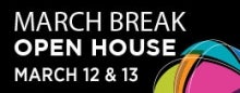 March Break Open House event logo