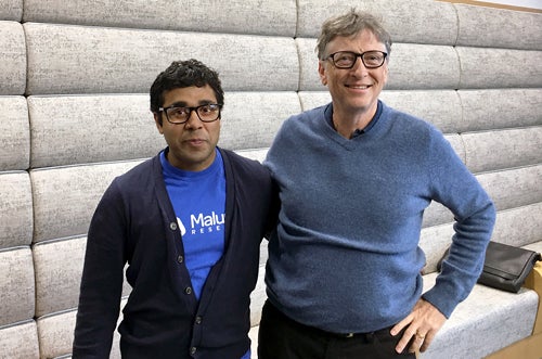 photo of Bill Gates and Sam Pasupalak