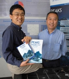 Photo of Professor Bin Ma and Professor Ming Li