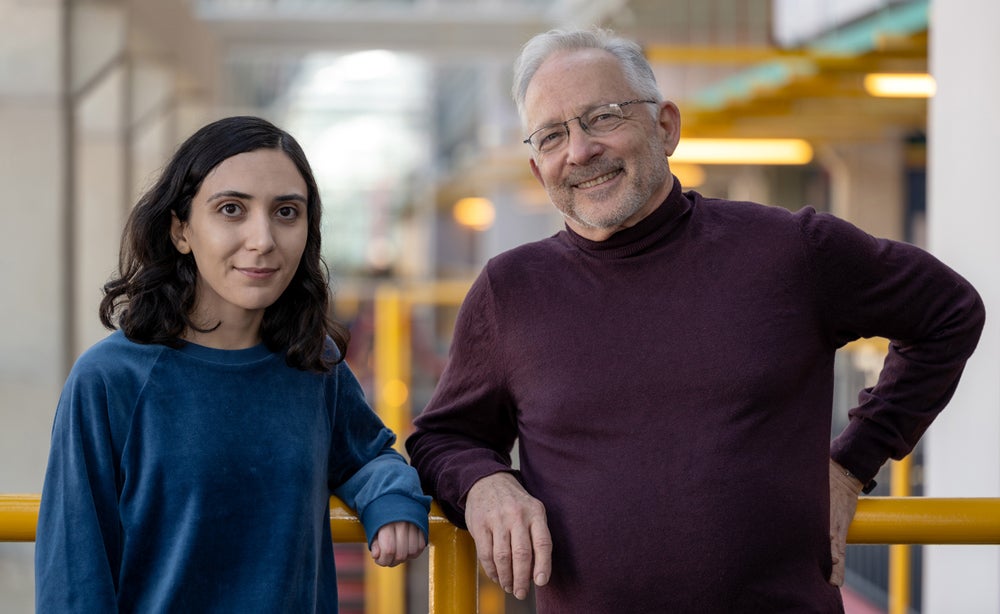 photo of Niki Hasrati and Professor Shai Ben-David