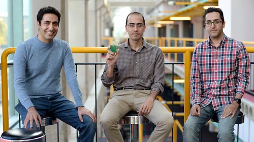 photo of Professor Omid Abari , Mohammad Mazaheri and Ali Abedi
