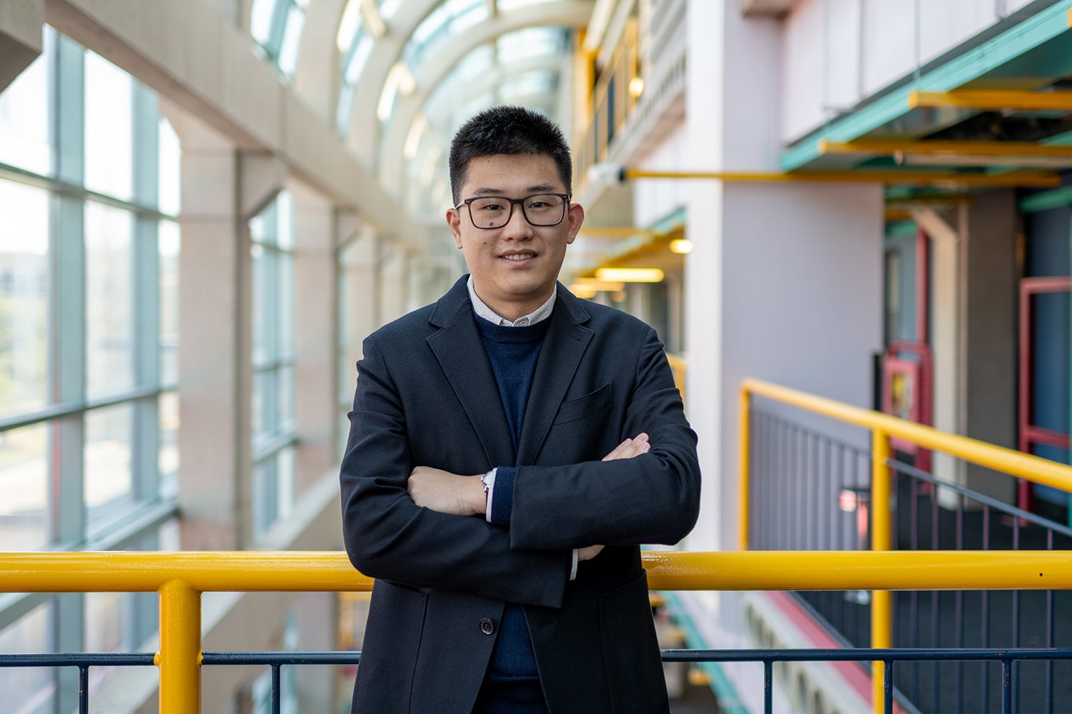 photo of Professor Sihang Liu in Davis Centre