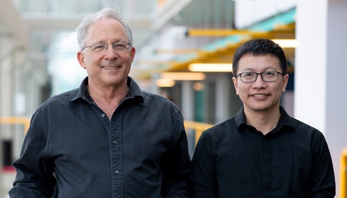 photo of Professors Shai Ben-David and Yaoliang Yu