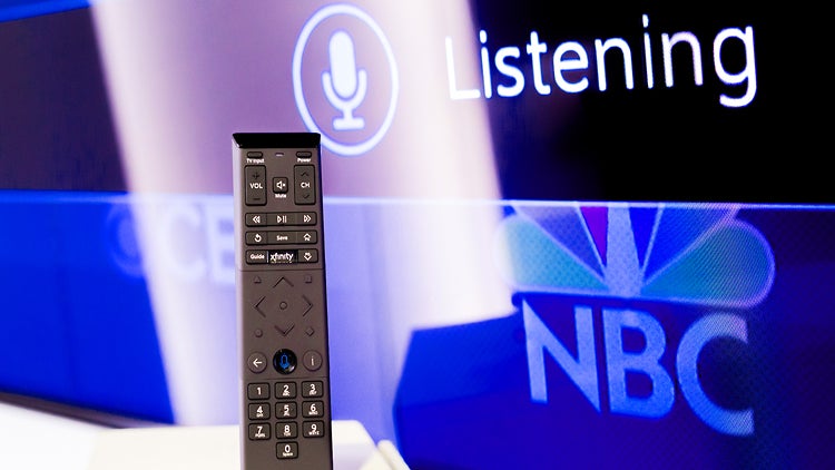 image of intelligent listening TV remote