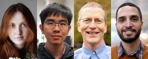 Left to right: Yelizaveta Brus, Rungroj Maipradit, Earl T. Barr, Shane McIntosh
