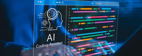 abstract image depicting code generation using AI