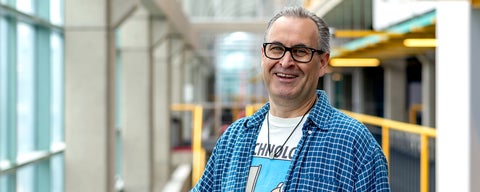 Professor Dave Tompkins in Davis Centre