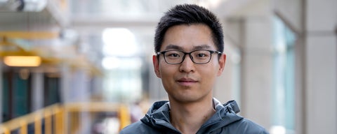 Professor Yizhou Zhang in the Davis Centre