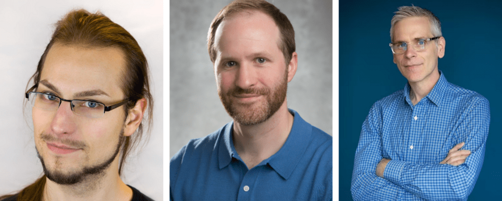 Composite photo of the researchers from left to right. 