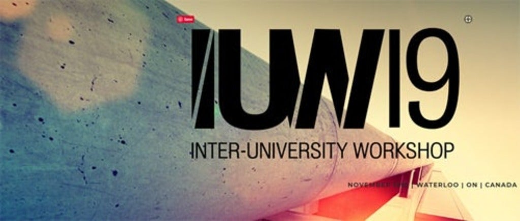 2019 Inter-University Workshop banner