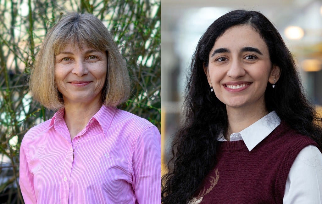 Left to right: Professor Lila Kari and PhD candidate Monireh Safari
