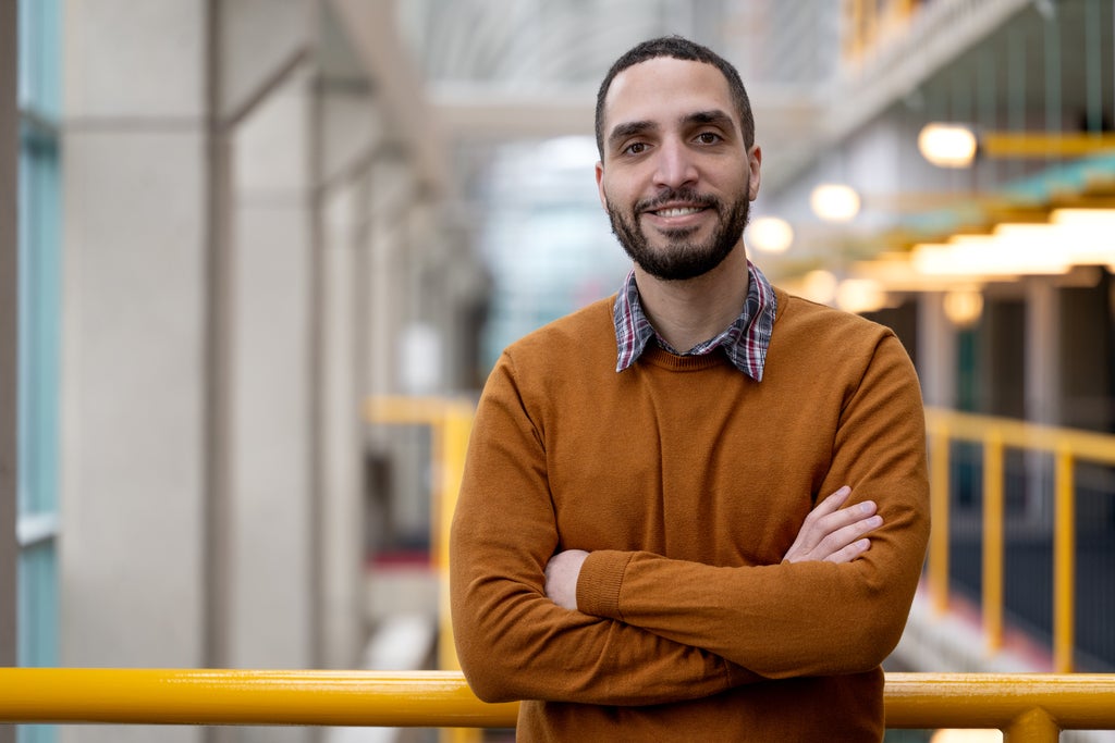 Professor Shane McIntosh in the Davis Centre