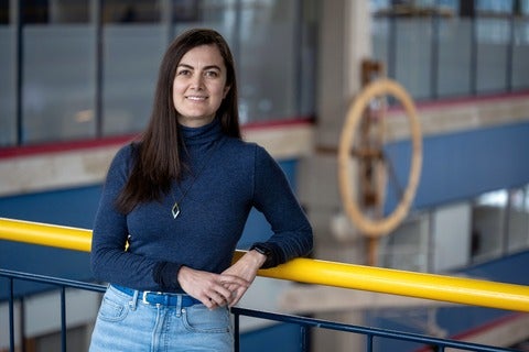 Professor Ana Crisan in Davis Centre