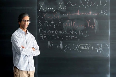 Professor Gautam Kamath by blackboard