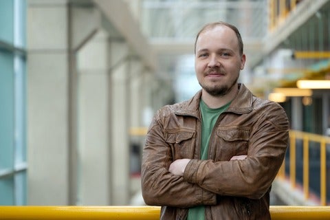 Professor Nils Lukas in Waterloo's Davis Centre