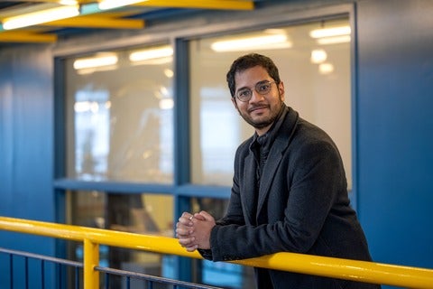 Vasisht Duddu in the Davis Centre