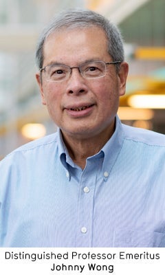 photo of Distinguished Professor Emeritus Johnny Wong