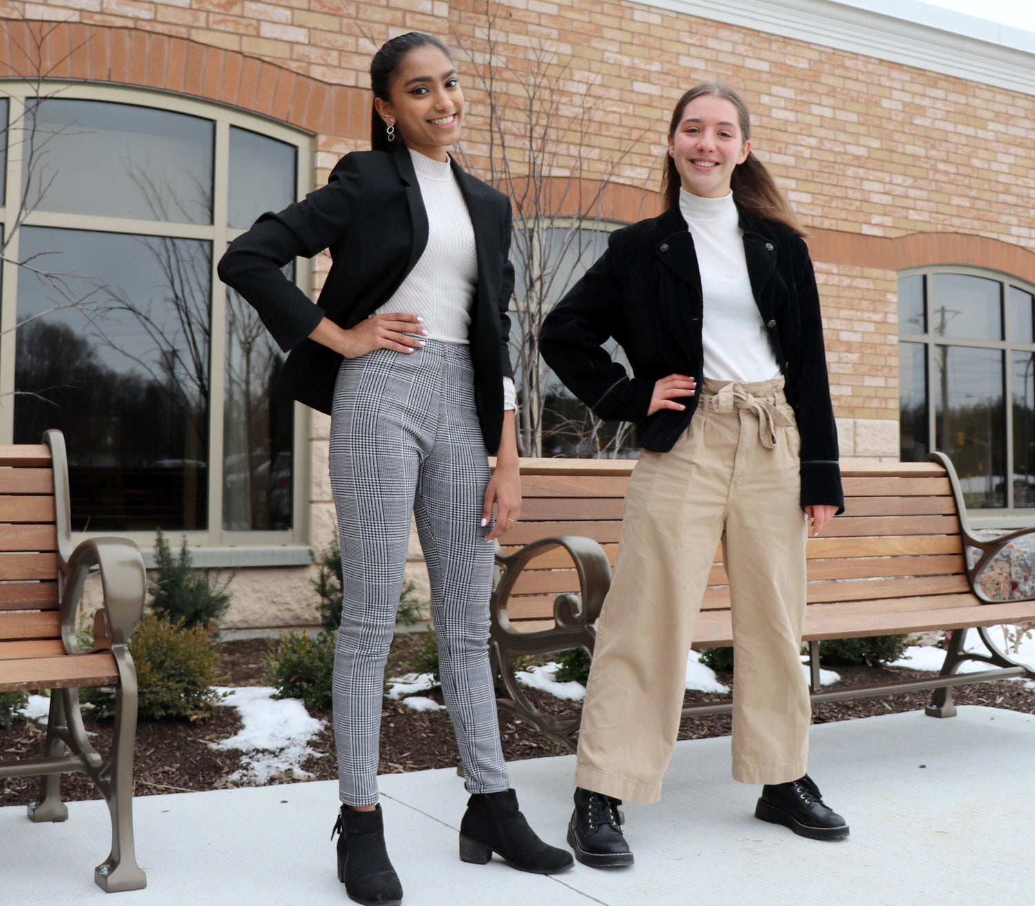 photo of Leya Oommen and Ellen Brisley