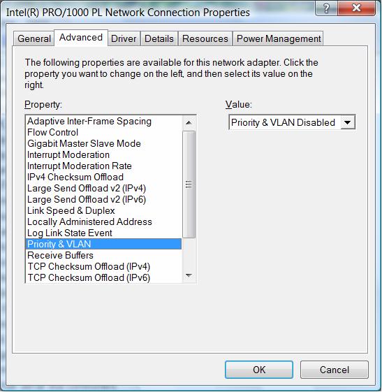 Priority & VLAN