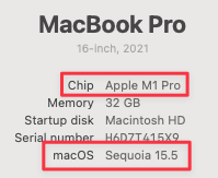 About this mac