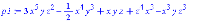 3*x^5*y*z^2-1/2*x^4*y^3+x*y*z+z^4*x^3-x^3*y*z^3+x*y^2*z^4-y^3*x*z^3+z^6*x-x*y*z^5