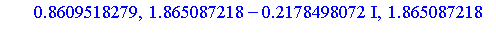 -2.212821359, -1.865087218-.2178498072*I, -1.865087218+.2178498072*I, -.8609518279, .8609518279, 1.865087218-.2178498072*I, 1.865087218+.2178498072*I, 2.212821359