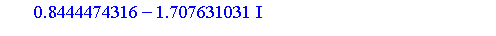.4832574136, .5682422207, .8444474316+1.707631031*I, -1.620197249+1.066698330*I, -1.620197249-1.066698330*I, .8444474316-1.707631031*I