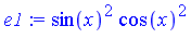 sin(x)^2*cos(x)^2