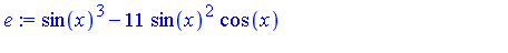 sin(x)^3-11*sin(x)^2*cos(x)+3*cos(x)^3-sin(x)*cos(x)+2