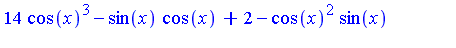 14*cos(x)^3-sin(x)*cos(x)+2-cos(x)^2*sin(x)+sin(x)-11*cos(x)