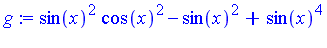 sin(x)^2*cos(x)^2-sin(x)^2+sin(x)^4