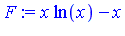 x*ln(x)-x