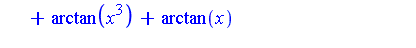 arctan(1/2*x^5-3/2*x^3+1/2*x)+arctan(x^3)+arctan(x)