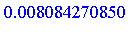 0.8084270850e-2