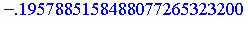 -.1957885158488077265323200