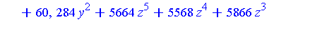 {[[z-1, 2*y^2-1, 2*x+1], plex(x, y, z), {}], [[16*z^6+8*z^5+9*z^4+61*z^3+136*z^2-206*z+60, 284*y^2+5664*z^5+5568*z^4+5866*z^3+24365*z^2+59937*z-43978, 568*x-2736*z^5-2680*z^4-2771*z^3-11793*z^2-28946*...