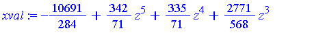 -10691/284+342/71*z^5+335/71*z^4+2771/568*z^3+11793/568*z^2+14473/284*z