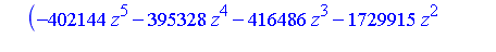 1/142*(-402144*z^5-395328*z^4-416486*z^3-1729915*z^2-4255527*z+3122438)^(1/2), -1/142*(-402144*z^5-395328*z^4-416486*z^3-1729915*z^2-4255527*z+3122438)^(1/2)