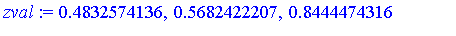 .4832574136, .5682422207, .8444474316+1.707631031*I, -1.620197249+1.066698330*I, -1.620197249-1.066698330*I, .8444474316-1.707631031*I