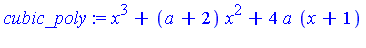x^3+(a+2)*x^2+4*a*(x+1)