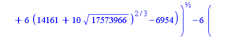 1/12+1/12*((-11*(14161+10*17573966^(1/2))^(1/3)+6*(14161+10*17573966^(1/2))^(2/3)-6954)/(14161+10*17573966^(1/2))^(1/3))^(1/2)+1/12*I*((22*(14161+10*17573966^(1/2))^(1/3)*((-11*(14161+10*17573966^(1/2...