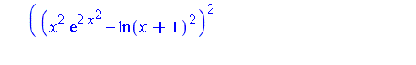 Int(x*(x+1)*((x^2*exp(2*x^2)-ln(x+1)^2)^2+2*x*exp(3*x^2)*(x-(2*x^3+2*x^2+x+1)*ln(x+1)))/((x+1)*ln(x+1)^2-(x^3+x^2)*exp(2*x^2))^2, x)