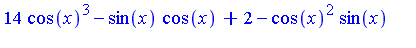 14*cos(x)^3-sin(x)*cos(x)+2-cos(x)^2*sin(x)+sin(x)-11*cos(x)