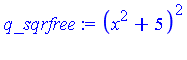 (x^2+5)^2
